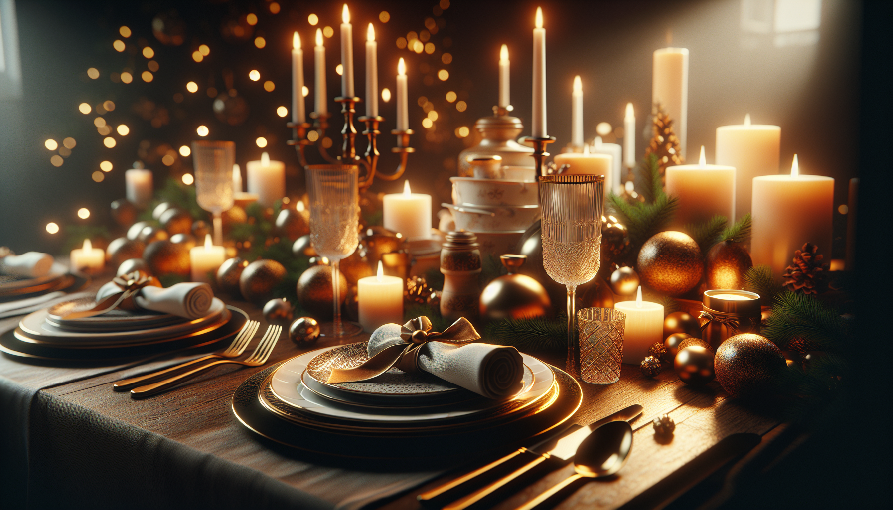 Weihnachtsgeschirr-Set