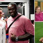 Daniel Richard mit Jamal und Caroline Musiala