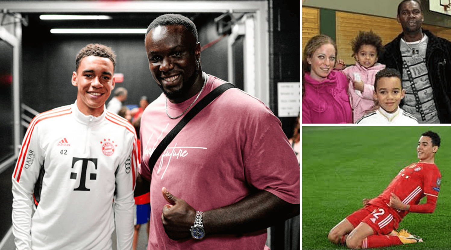 Daniel Richard mit Jamal und Caroline Musiala