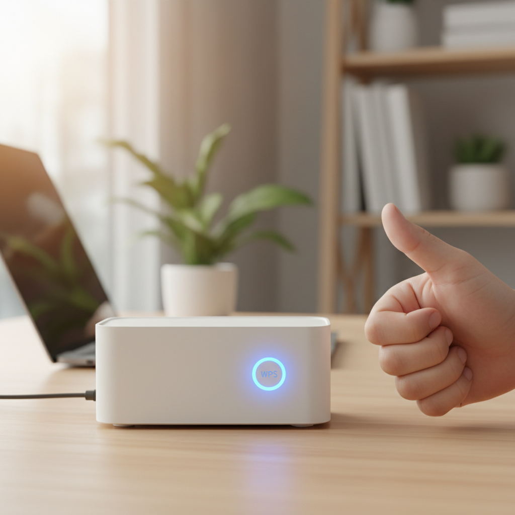 Was ist die WPS-Taste am Router? – illustratie